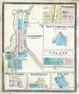 Jonesboro, Harrisburg, New Cumberland, Upland, Point Isabel, Independence, Jalapa, Grant County 1877